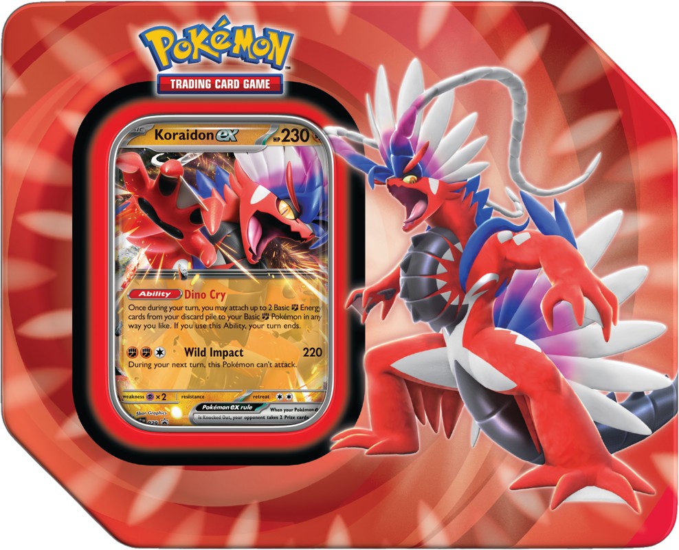 Pokémon: Scarlet and Violet: Paldea Evolved Legends Tin | Gamer Loot