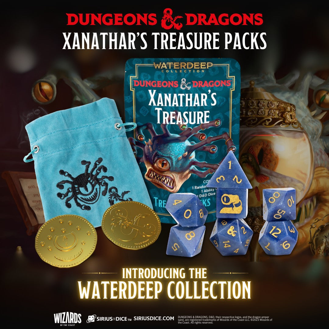 Sirius Dice: D&D Xanathar's Treasure | Gamer Loot