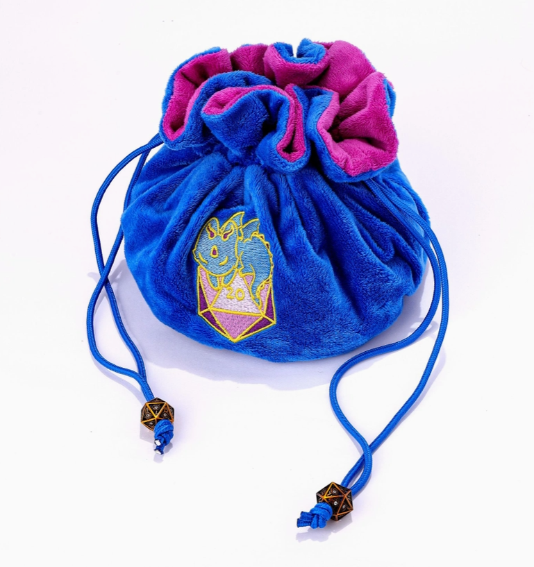 HYMGHO: Whimsy Wyrm's Treasure Trove Dice Bag | Gamer Loot