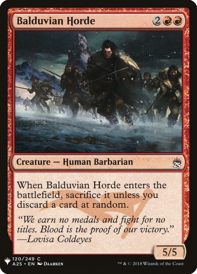 Balduvian Horde [Mystery Booster] | Gamer Loot