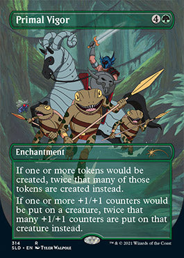 Primal Vigor (Borderless) [Secret Lair Drop Series] | Gamer Loot
