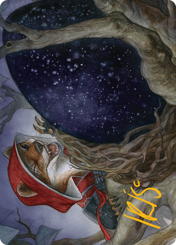 Cruelclaw's Heist Art Card (Gold-Stamped Signature) [Bloomburrow Art Series] | Gamer Loot