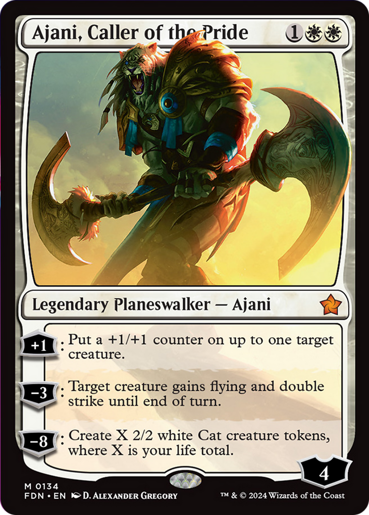 Ajani, Caller of the Pride [Foundations] | Gamer Loot