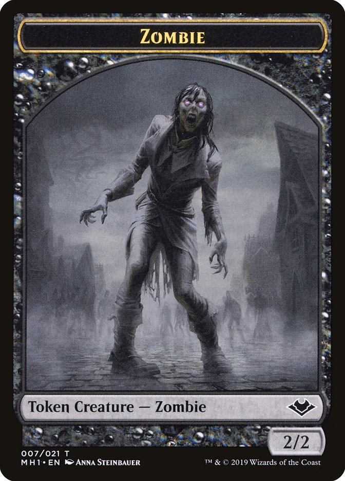 Angel (002) // Zombie (007) Double-Sided Token [Modern Horizons Tokens] | Gamer Loot