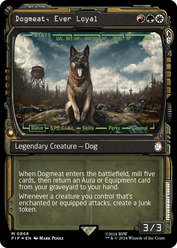 Dogmeat, Ever Loyal (Showcase) (Surge Foil) [Fallout] | Gamer Loot