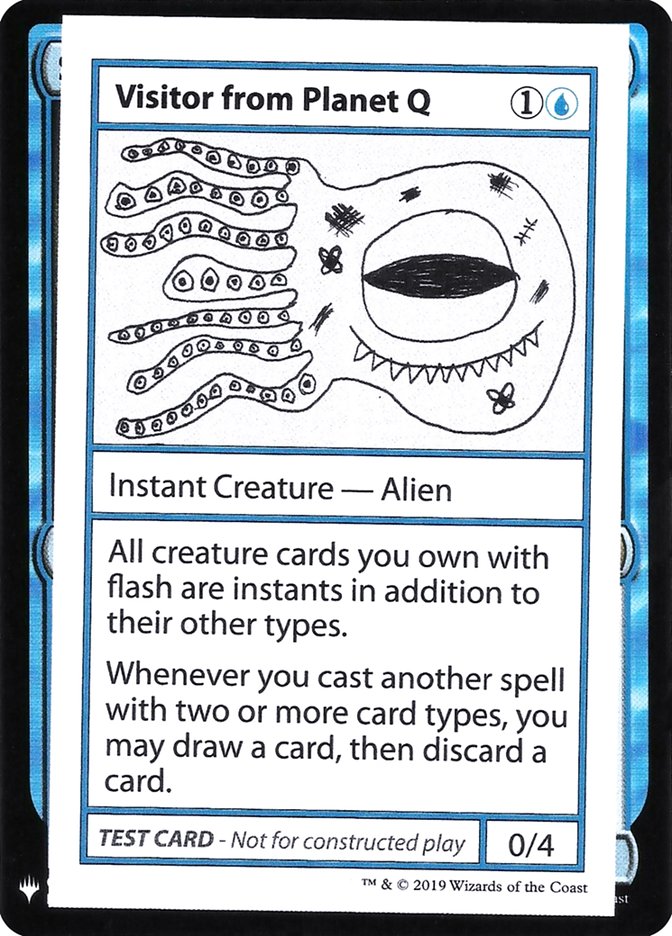 Visitor from Planet Q [Mystery Booster Playtest Cards] | Gamer Loot