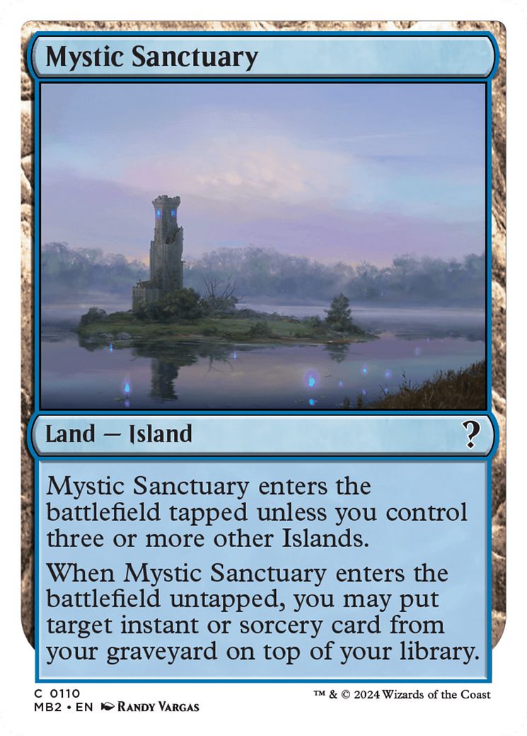 Mystic Sanctuary (White Border) [Mystery Booster 2] | Gamer Loot