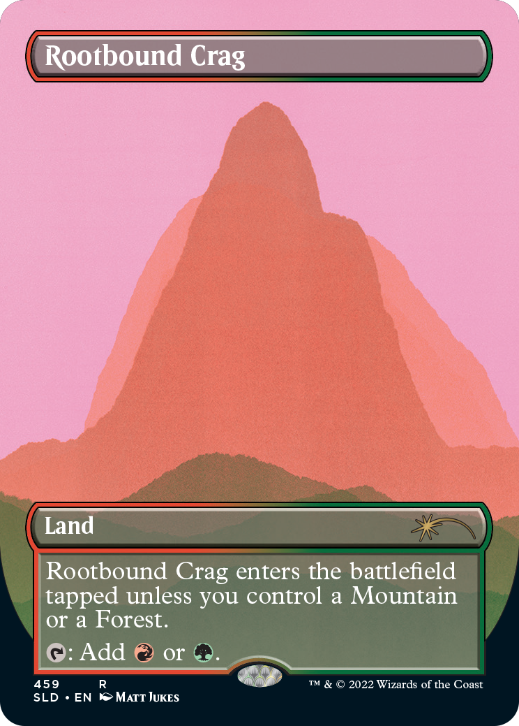Rootbound Crag (Borderless) [Secret Lair Drop Series] | Gamer Loot