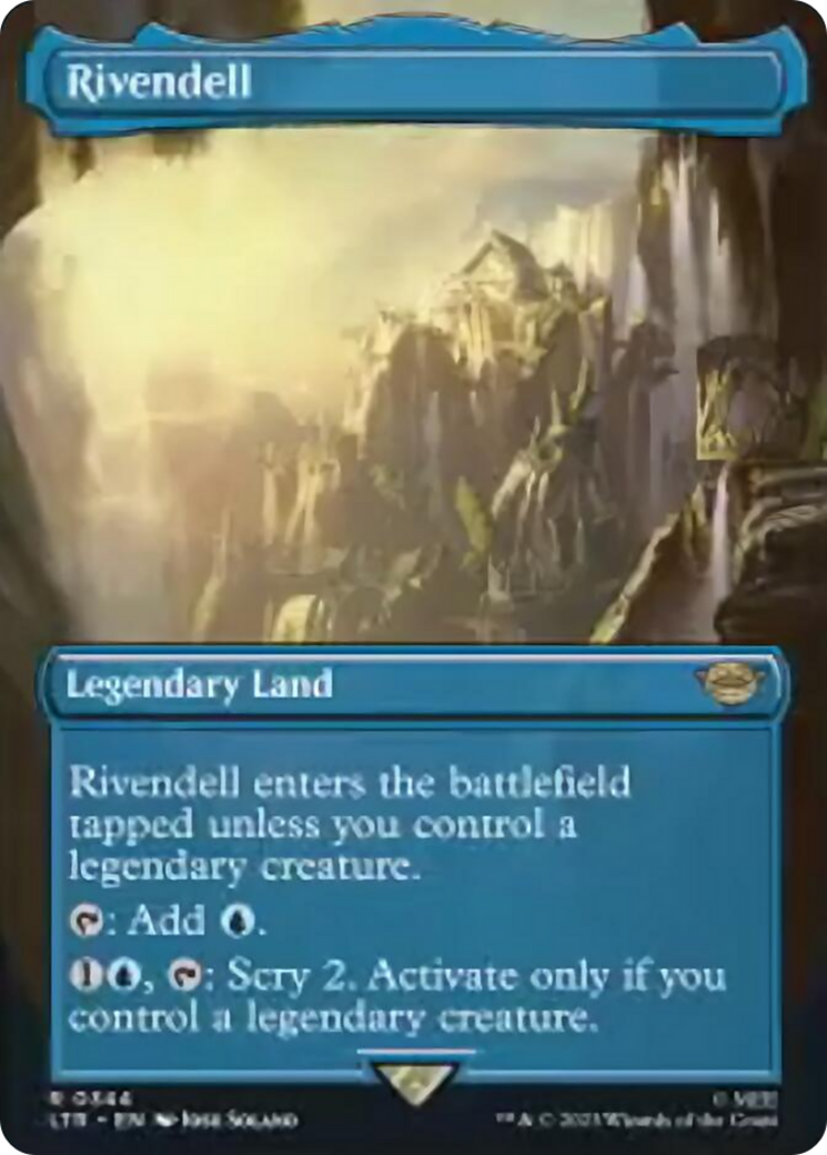 Rivendell (Borderless Alternate Art) [The Lord of the Rings: Tales of Middle-Earth] | Gamer Loot