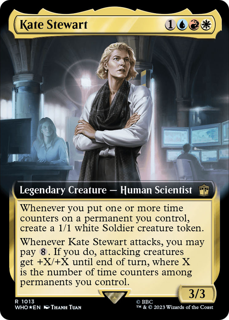 Kate Stewart (Extended Art) (Surge Foil) [Doctor Who] | Gamer Loot