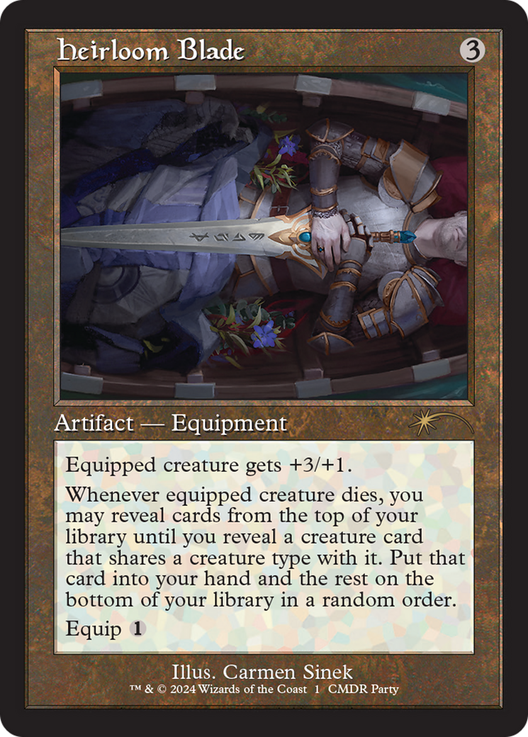 Heirloom Blade (Retro Frame) [Wizards Play Network 2024] | Gamer Loot