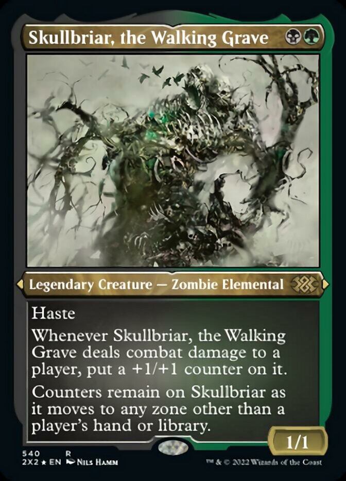 Skullbriar, the Walking Grave (Foil Etched) [Double Masters 2022] | Gamer Loot