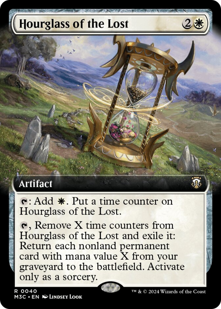 Hourglass of the Lost (Extended Art) [Modern Horizons 3 Commander] | Gamer Loot