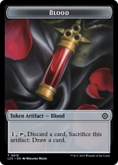 Blood // Vampire (0004) Double-Sided Token [The Lost Caverns of Ixalan Commander Tokens] | Gamer Loot