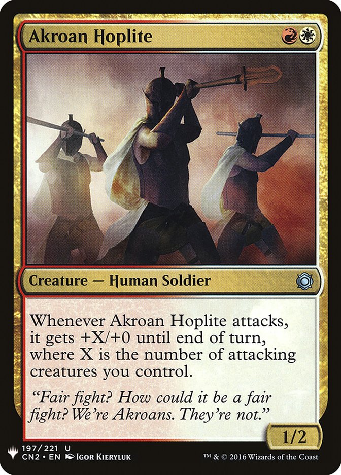 Akroan Hoplite [Mystery Booster] | Gamer Loot