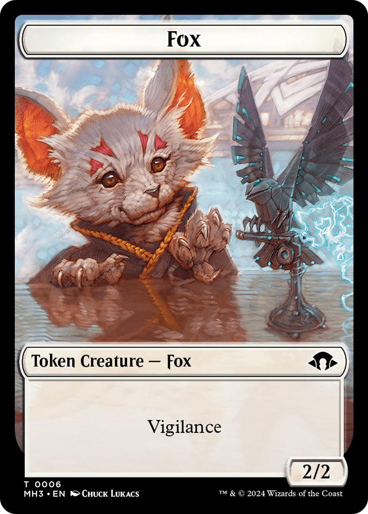 Phyrexian Germ // Fox Double-Sided Token [Modern Horizons 3 Tokens] | Gamer Loot