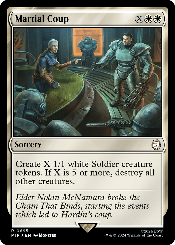 Martial Coup (Surge Foil) [Fallout] | Gamer Loot