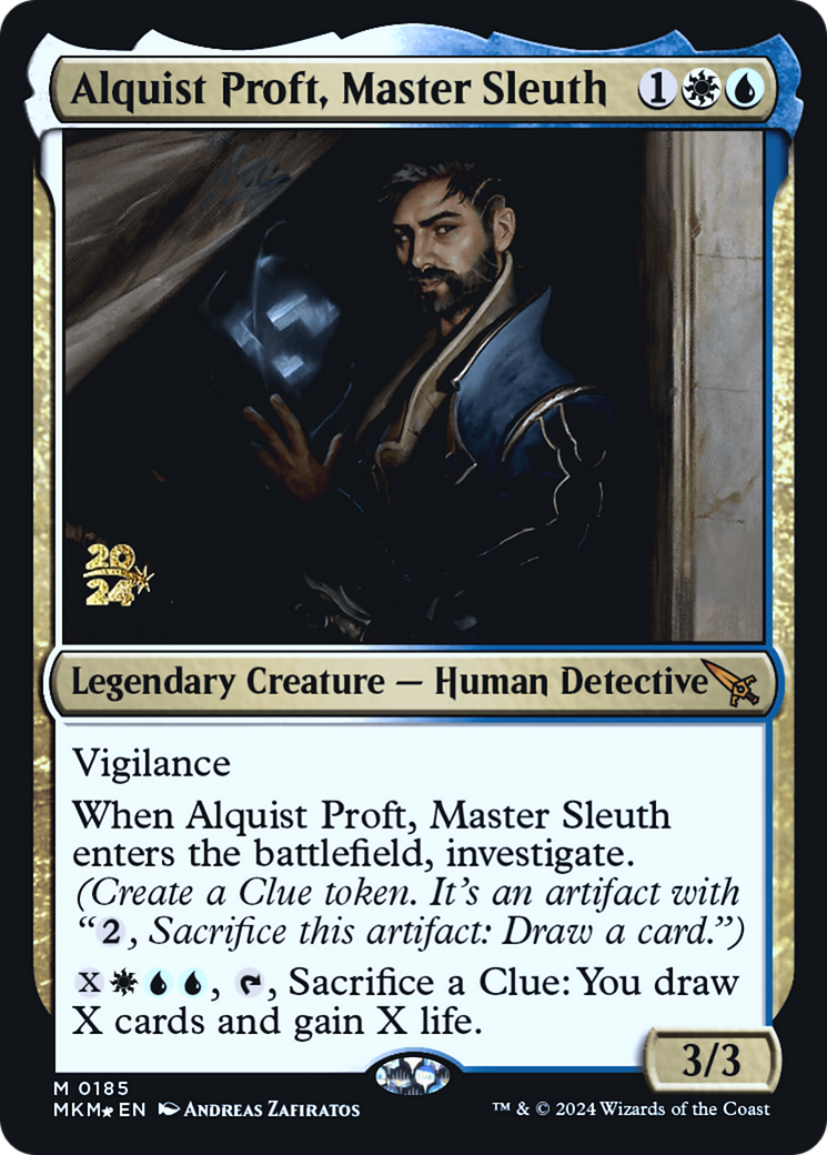 Alquist Proft, Master Sleuth [Murders at Karlov Manor Prerelease Promos] | Gamer Loot