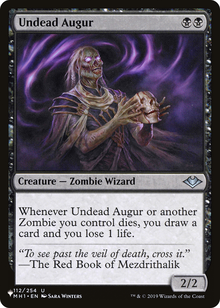 Undead Augur [The List Reprints] | Gamer Loot