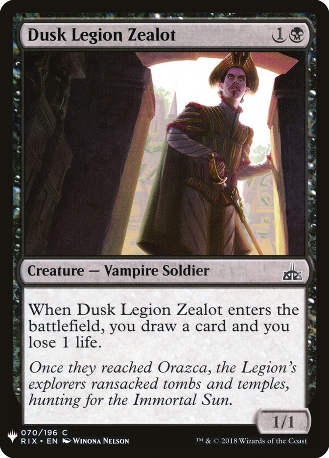 Dusk Legion Zealot [Mystery Booster] | Gamer Loot