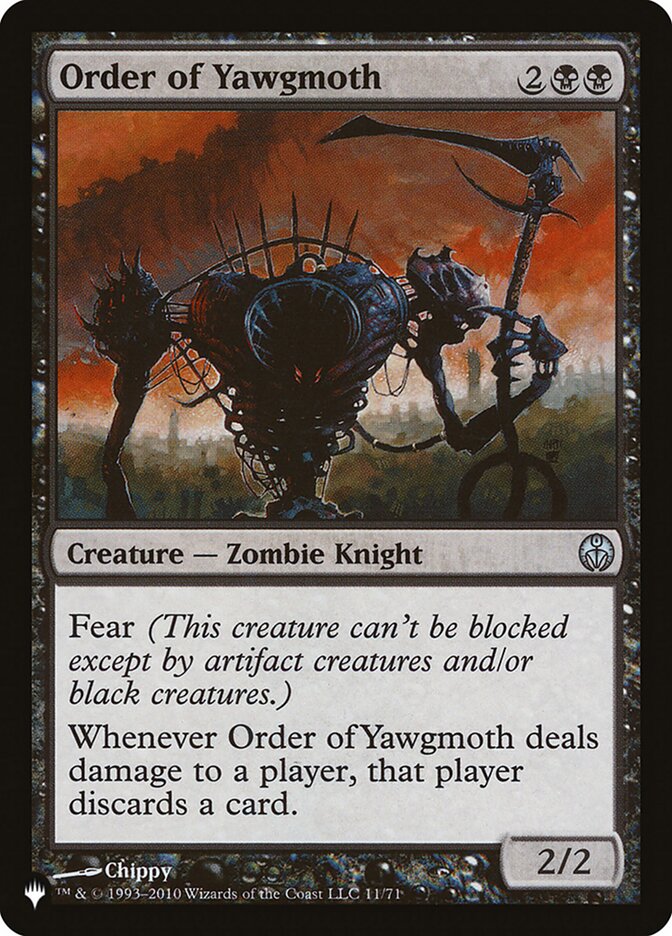 Order of Yawgmoth [The List] | Gamer Loot
