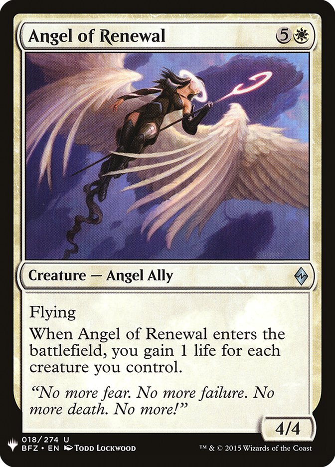 Angel of Renewal [Mystery Booster] | Gamer Loot