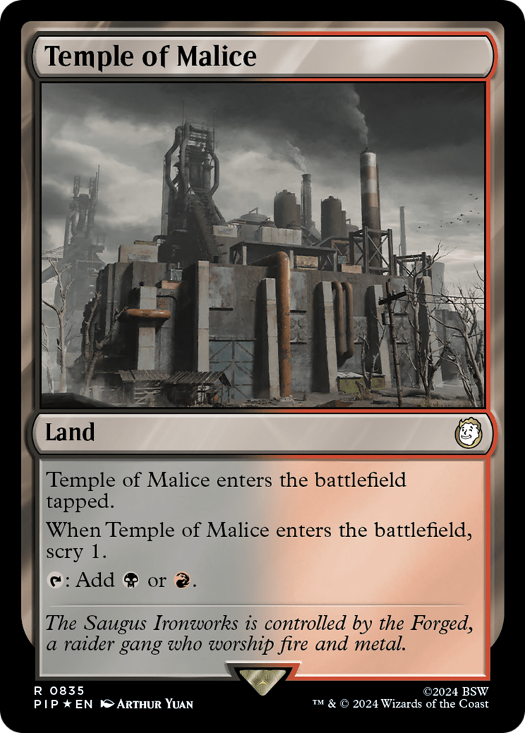 Temple of Malice (Surge Foil) [Fallout] | Gamer Loot