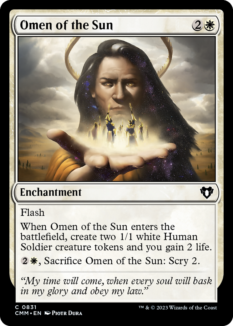 Omen of the Sun [Commander Masters] | Gamer Loot