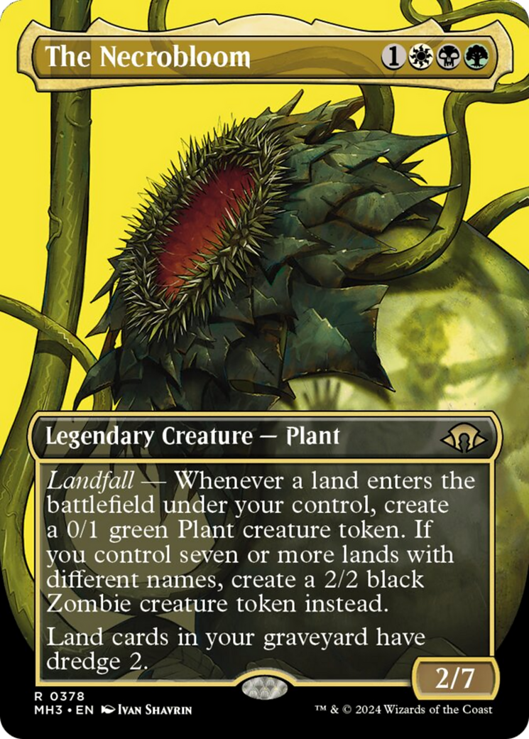 The Necrobloom (Borderless) [Modern Horizons 3] | Gamer Loot