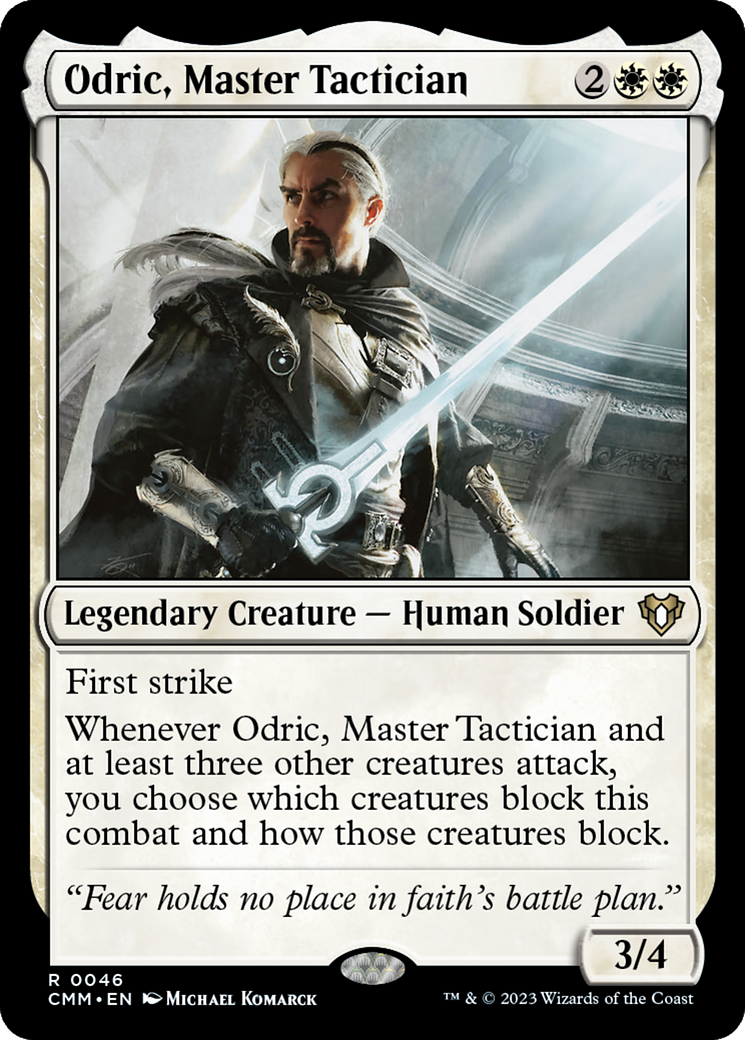 Odric, Master Tactician [Commander Masters] | Gamer Loot