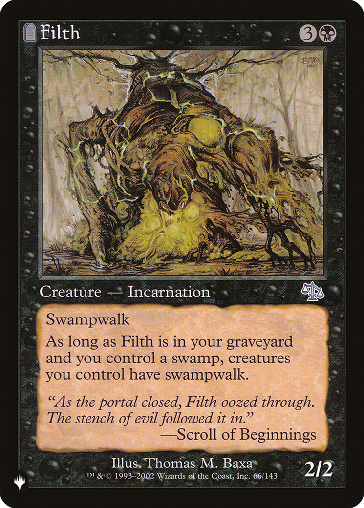 Filth [The List Reprints] | Gamer Loot