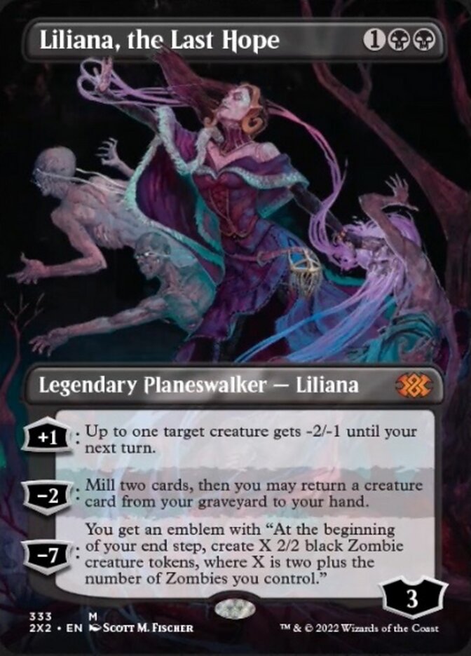 Liliana, the Last Hope (Borderless) [Double Masters 2022] | Gamer Loot