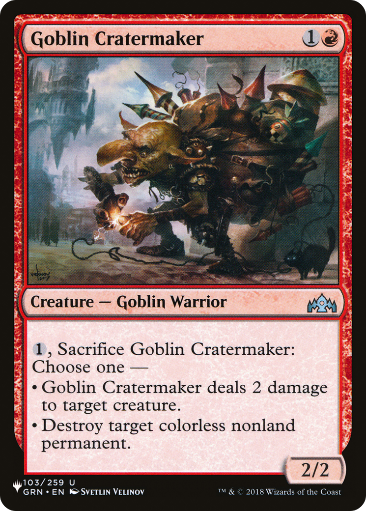 Goblin Cratermaker [The List Reprints] | Gamer Loot