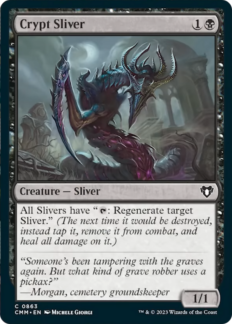 Crypt Sliver [Commander Masters] | Gamer Loot