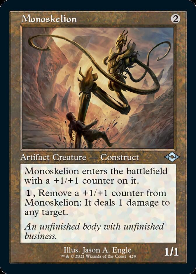 Monoskelion (Retro Foil Etched) [Modern Horizons 2] | Gamer Loot