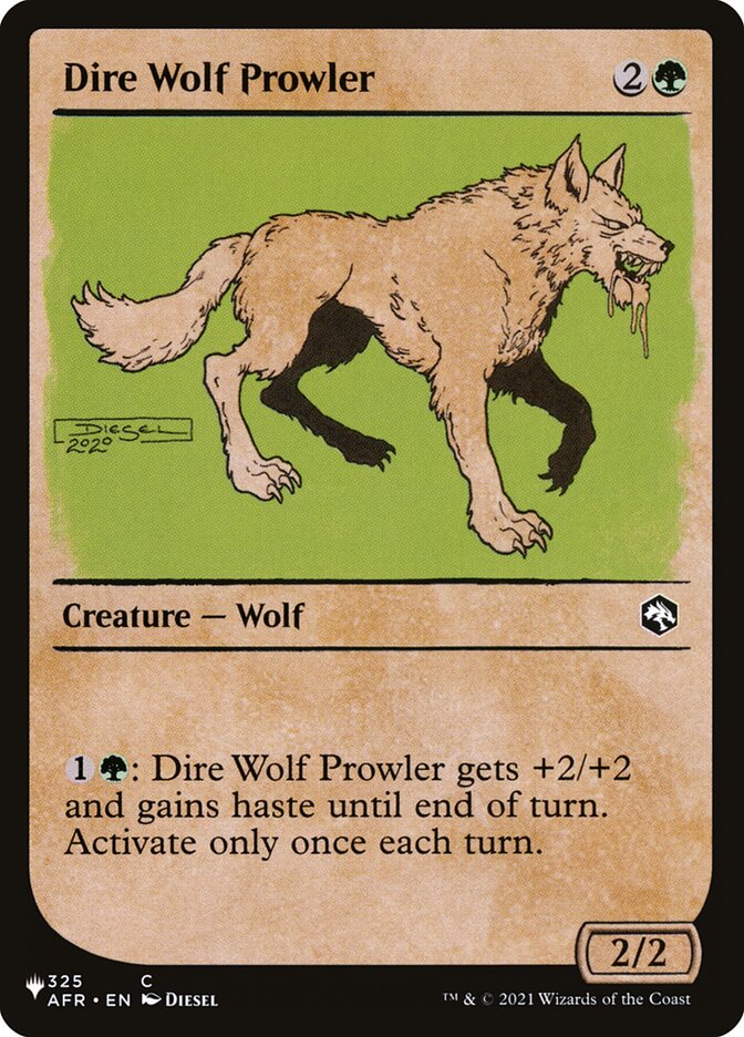 Dire Wolf Prowler (Showcase) [The List] | Gamer Loot