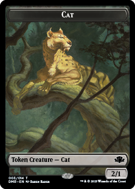 Cat Token (003) [Dominaria Remastered Tokens] | Gamer Loot