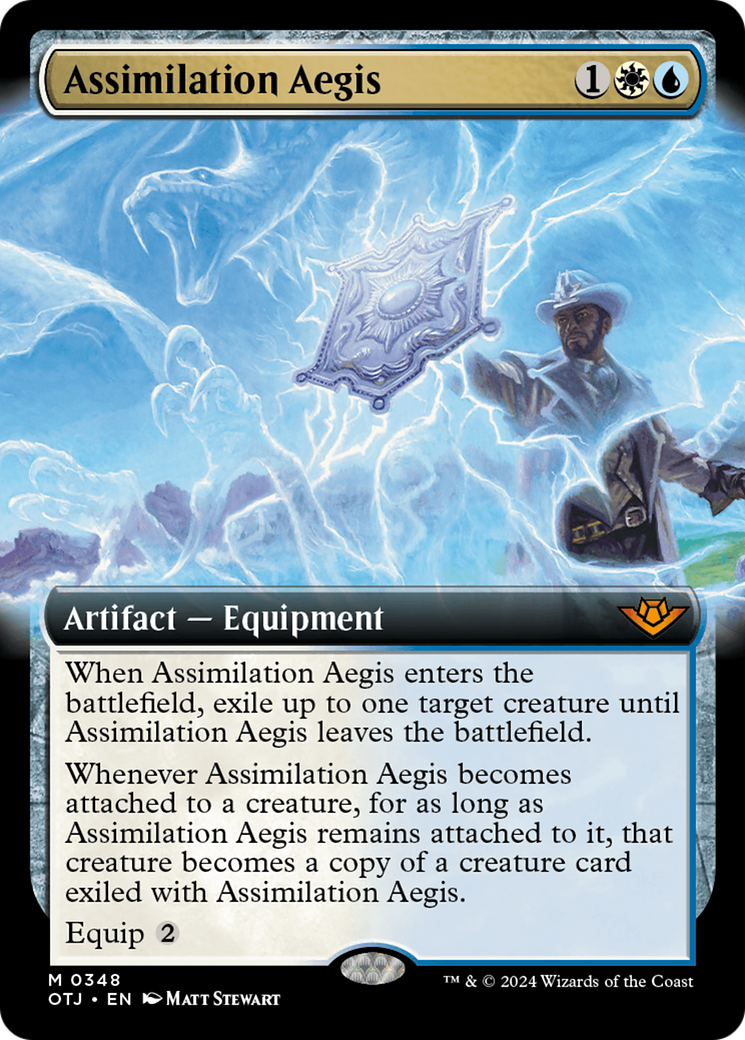 Assimilation Aegis (Extended Art) [Outlaws of Thunder Junction] | Gamer Loot