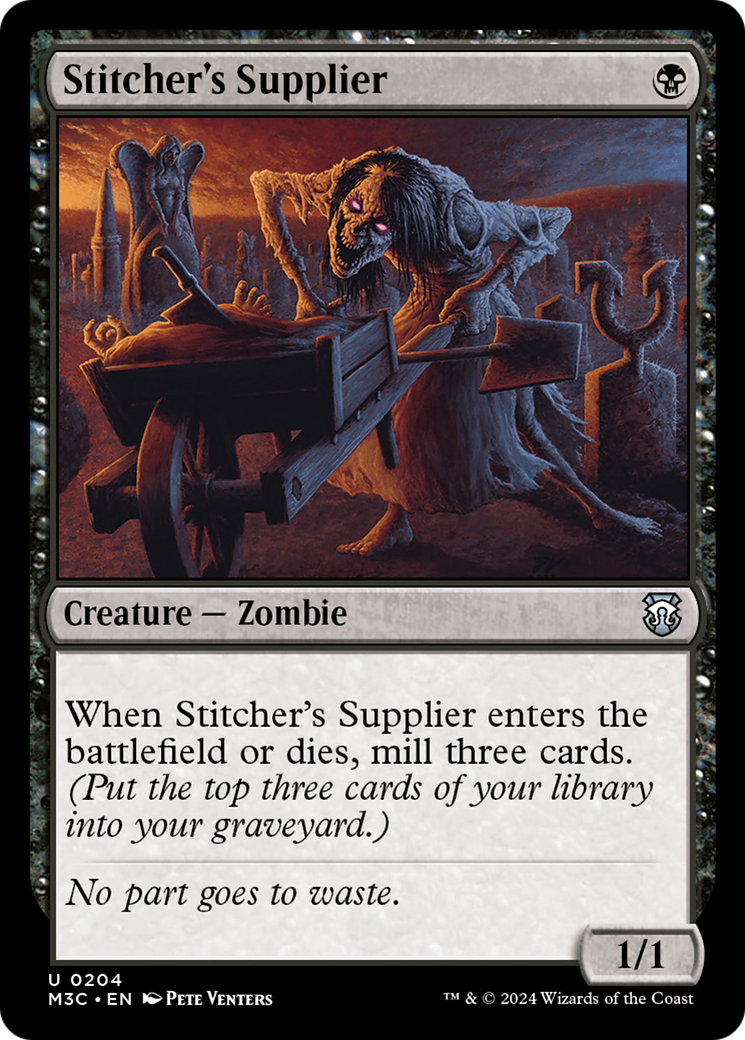 Stitcher's Supplier (Ripple Foil) [Modern Horizons 3 Commander] | Gamer Loot