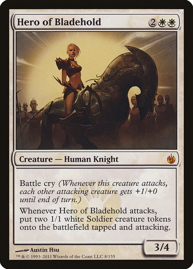 Hero of Bladehold (Oversized) [Oversize Cards] | Gamer Loot