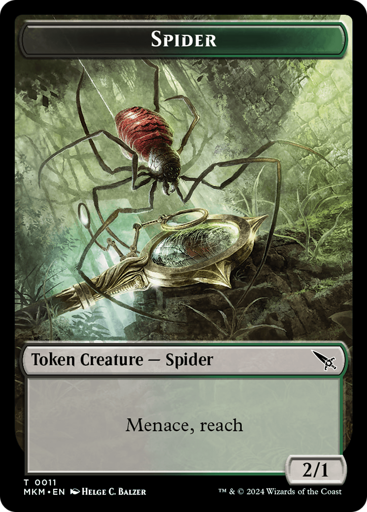 Spider Token [Murders at Karlov Manor Tokens] | Gamer Loot