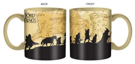 Lord of the Rings Rohan Gondor Map - 20oz Ceramic Mug | Gamer Loot