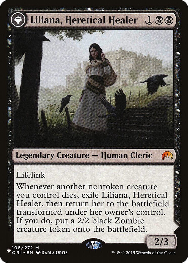 Liliana, Heretical Healer // Liliana, Defiant Necromancer [Secret Lair: From Cute to Brute] | Gamer Loot