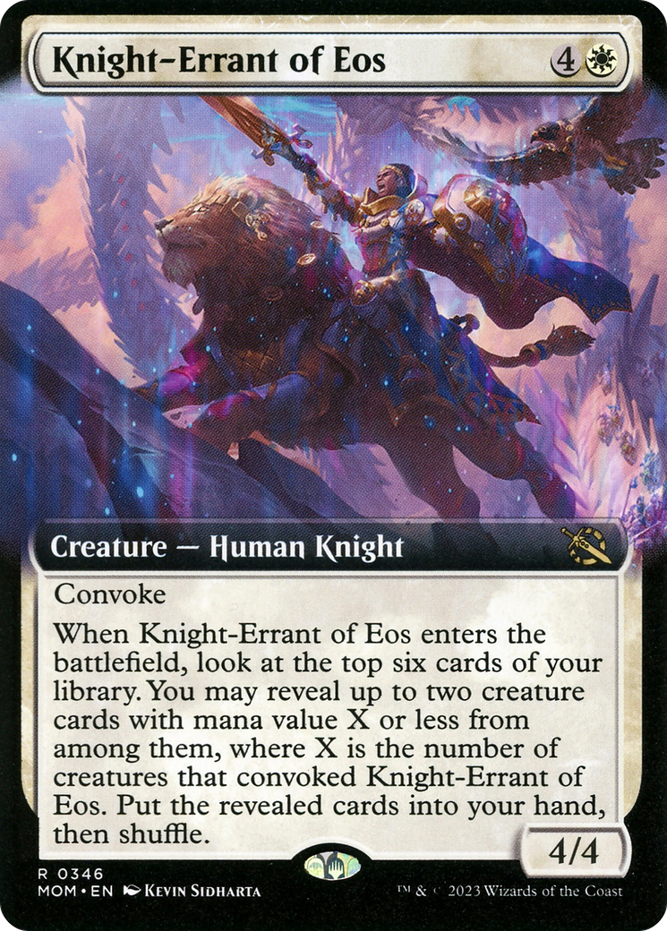 Knight-Errant of Eos (Extended Art) [March of the Machine] | Gamer Loot