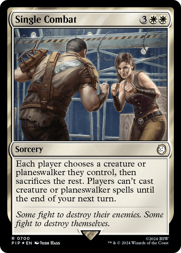 Single Combat (Surge Foil) [Fallout] | Gamer Loot