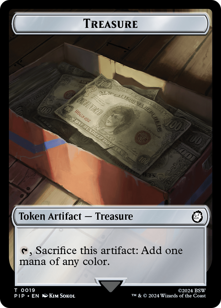 Copy // Treasure (019) Double-Sided Token [Fallout Tokens] | Gamer Loot