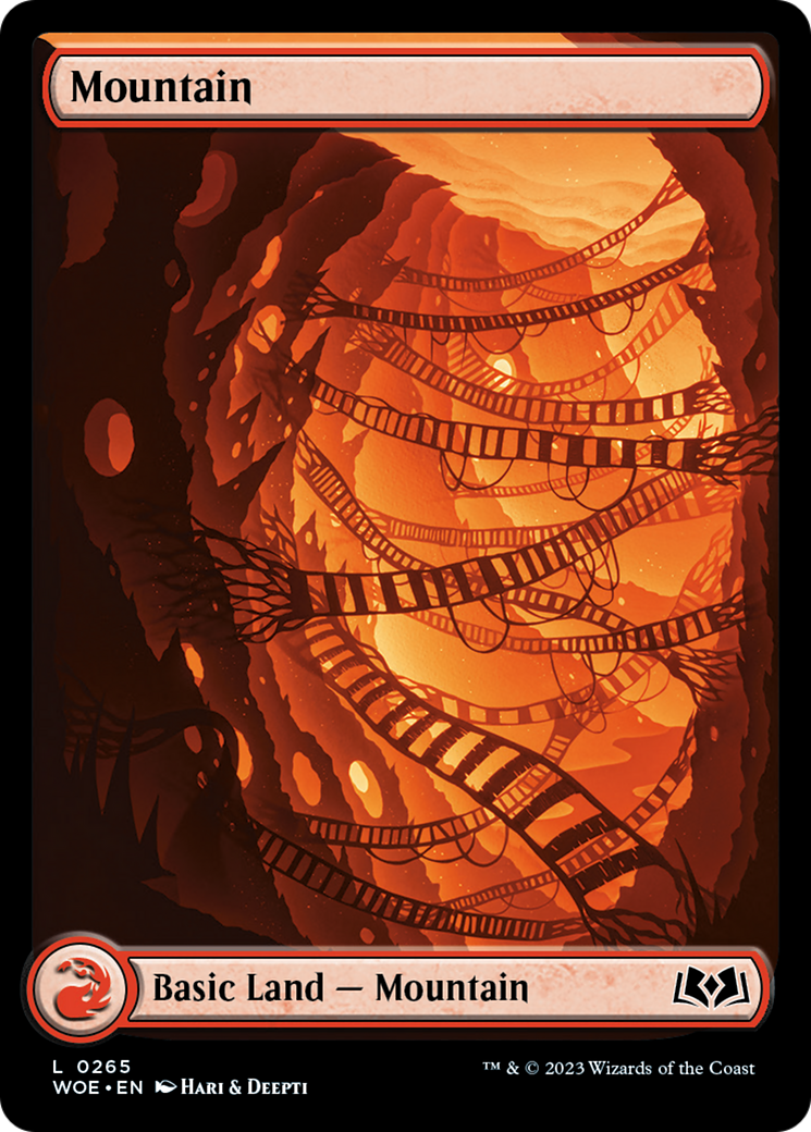 Mountain (265) (Full-Art) [Wilds of Eldraine] | Gamer Loot
