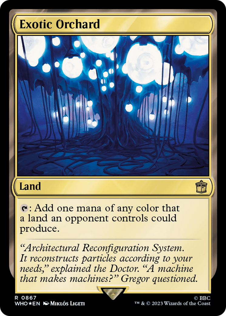 Exotic Orchard (Surge Foil) [Doctor Who] | Gamer Loot