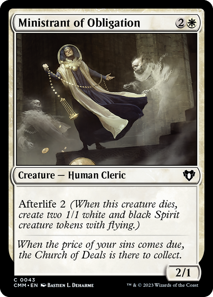 Ministrant of Obligation [Commander Masters] | Gamer Loot