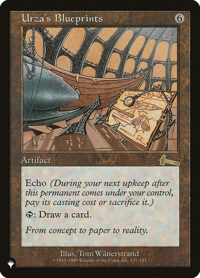 Urza's Blueprints [The List] | Gamer Loot